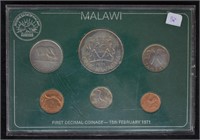 1971 Malawi Coin Set
