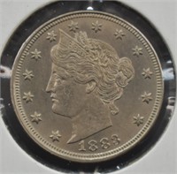 1883 UNC V Nickel