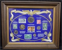 Presidential Coin & Stamp Set