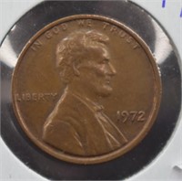 1972 Double Die Reverse Type II Lincoln Cent