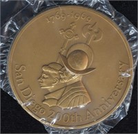 1969 San Diego 200th Anniversary Medal