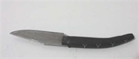 foldable vintage knife with ebony wood handle