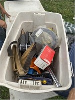 A Tub w/ Asst Tools. Asst Hammers Sockets