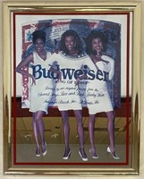Budweiser 1991-92 Anheuser-Busch Mirrored Picture