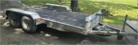 5'x12 stainless tandem trailer 
Torsion axles