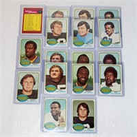 17 Cards- 1976 Topps Seahawks Football