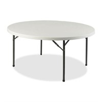 72" Round Ultra Lite Banquet Table by Lorell
