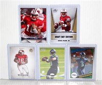 Russell Wilson Rookie Card Lot of 5 Football