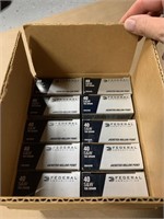 500 rd case of Federal .40 S&W ammunition