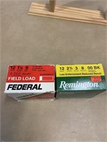 2 boxes (1 partial) shotgun shells