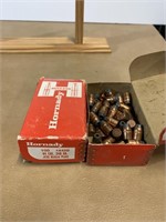2 boxes (1 partial) .44 hollow point reloading