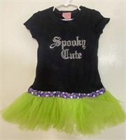 T-Shirt Tutus Spooky Cute Dress/Top Size 4