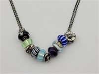 Trollbeads necklace & beads