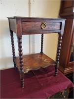 Antique Farm Fresh Estate Side/Accent Table-Stand,