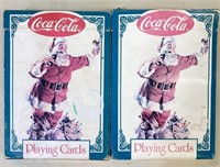 2 Packs Coca-Cola Christmas Playing Cards