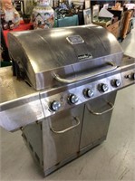 Nexgrill stainless steel grill with tank and
