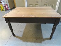 4 BOARD TOP COUNTRY HARVEST TABLE