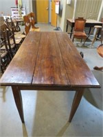 3 BOARD TOP COUNTRY HARVEST TABLE