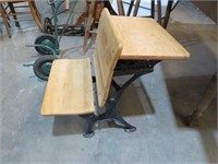 ANTIQUE SCHOOL DESK