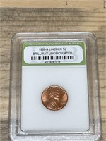 1969-S Lincoln Brilliant Uncirculated Penny Coin