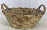 2 Handled Woven Oval Basket