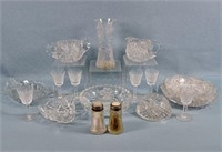 Group of Crystal, ABP Cut Glass