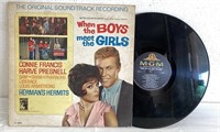 Vintage LP-Soundtrack When the Boys Meet the Girls