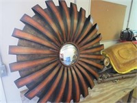 3' Diameter Art Piece w/ Mirror in Center