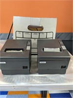 2 Epson TM-T88IV receipt printer