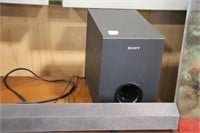 SONY SUB AND LONG SPEAKER 37"