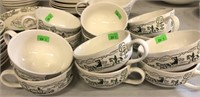 12 Colonial Homestead Cups