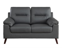 New Homelegance Hattie Faux Leather Loveseat Sofa