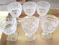 Pressed Glass Goblets