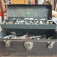 Tool Box And Contents, Nuts, Bolts And