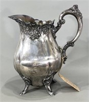 Wallace Water Pitcher -Baroque Silverplate