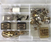 Cuff Links, Match Holders, Tie Clips & Money Clip