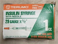 100 INSULIN SYRING WITH NEEDLE