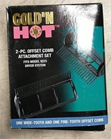 GOLD'N HOT 2-PC OFFSET COMB