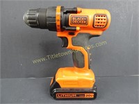 Pre Owned Black & Decker Drill and Battery Works