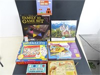 Lot of Board Games Puzzle Etc