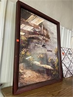 Beautiful Framed Painting (app 30x25in)