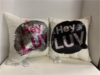 2 ct. - Sequin Changing Throw Pillows