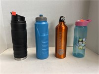 4 ct. - Various Water Bottles