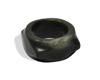 Chinese Black Jade Cong, Ming Dynasty or Earlier