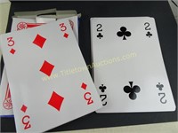 Comically Large Deck of Playing Cards 15" X 10"