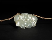 Chinese White Jade Flower, Ming Dynasty