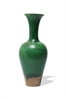 Chinese Green Glazed Vase, Tang Dynasty