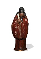 Chinese Shiwan Statue of a Civil Officer, Republic