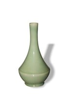 Chinese Celadon Glazed Vase, 19th C#