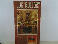 Vintage Log Roller Roll Newspapers Into Logs